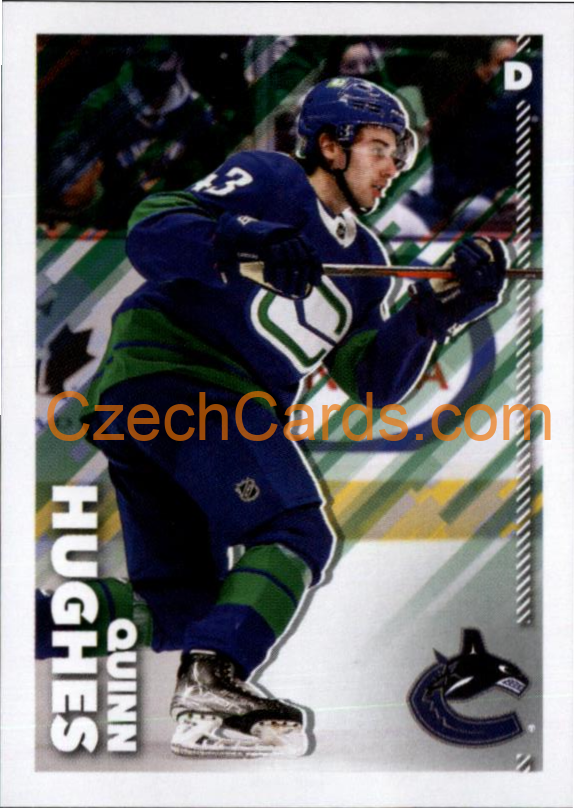 Quinn Hughes 2022-23 Topps NHL sticker #488