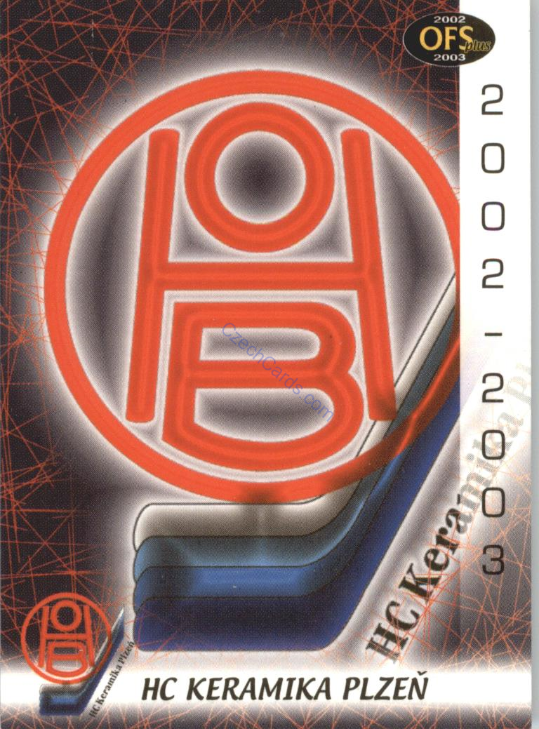 HC Keramika Plzeň OFS 2002/03 Team Logo Z7