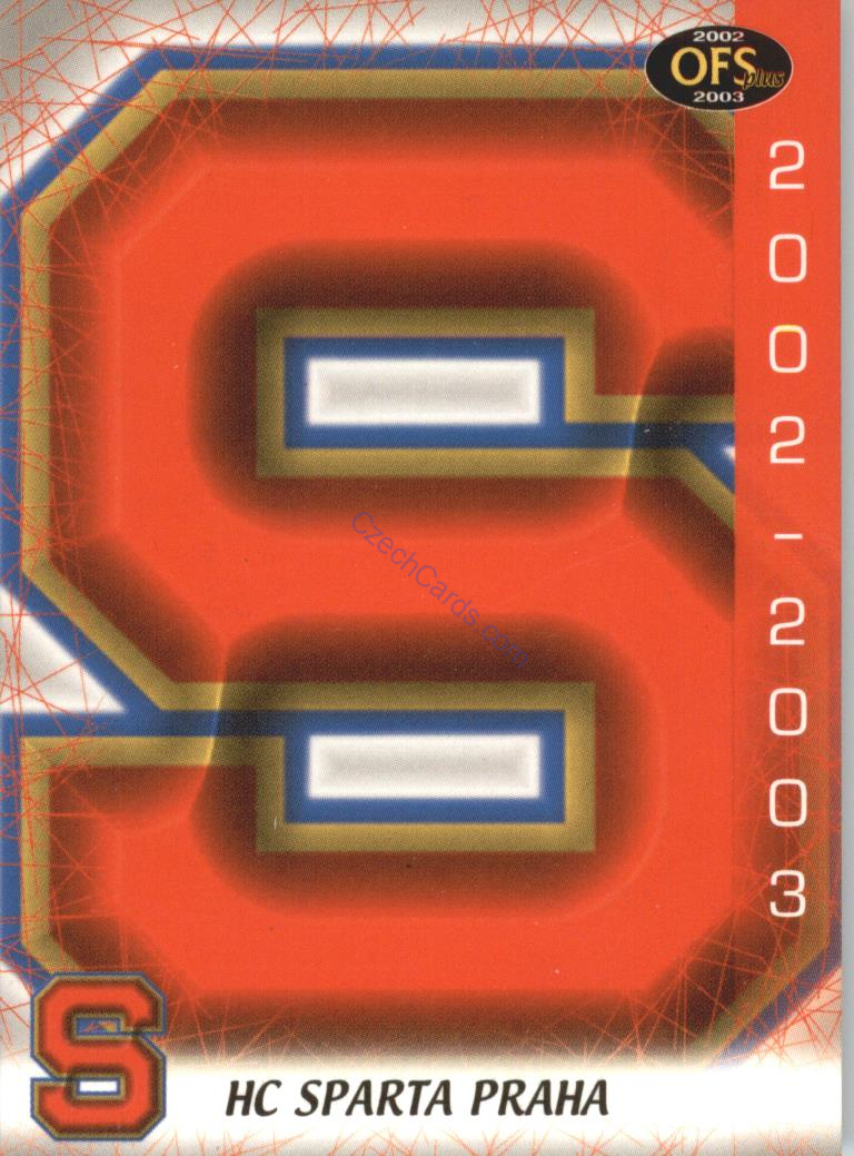 HC Sparta Praha OFS 2002/03 Team Logo Z9