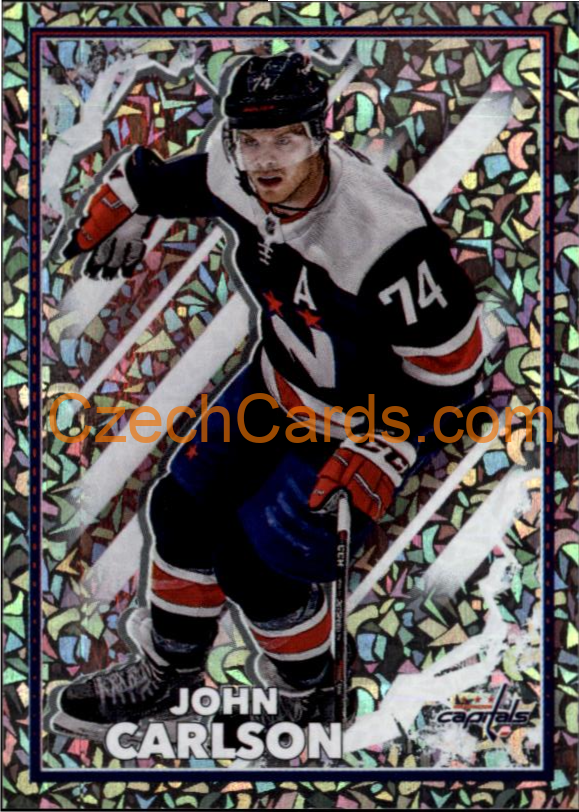 John Carlson 2022-23 Topps NHL sticker foil #515
