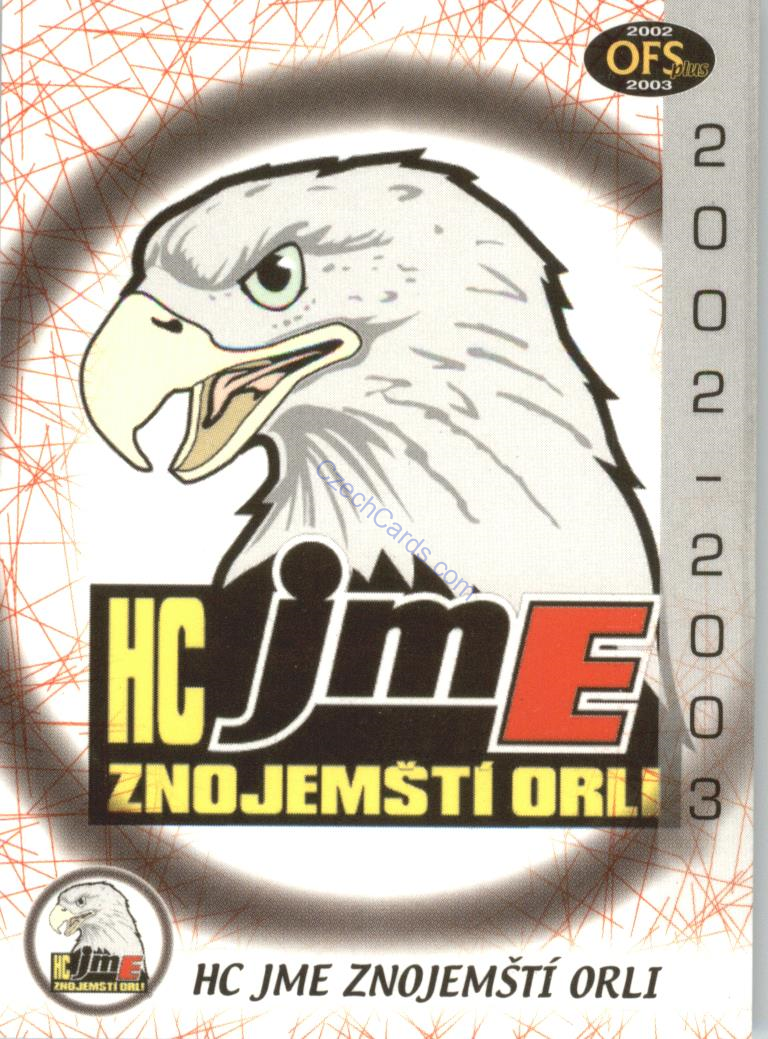 HC Znojemští Orli OFS 2002/03 Team Logo Z14