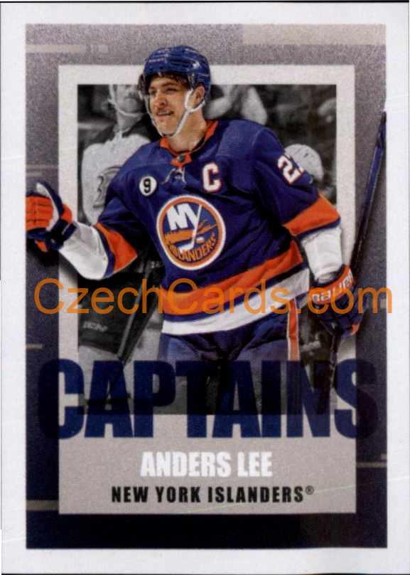 Anders Lee 2022-23 Topps NHL sticker Captains #564