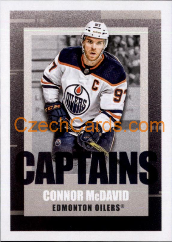 Connor McDavid 2022-23 Topps NHL sticker Captains #571