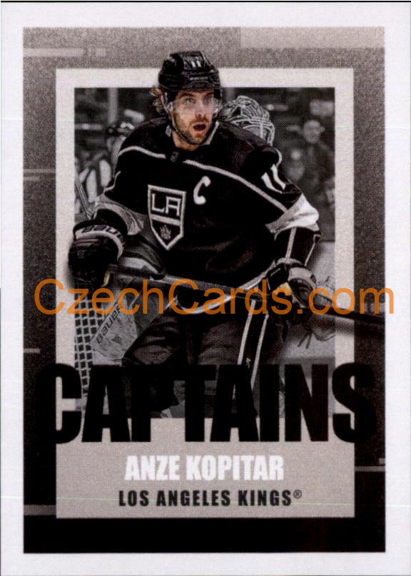 Anze Kopitar 2022-23 Topps NHL sticker Captains #572
