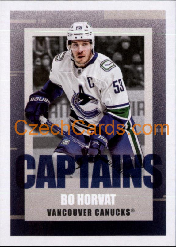 Bo Horvat 2022-23 Topps NHL sticker Captains #575