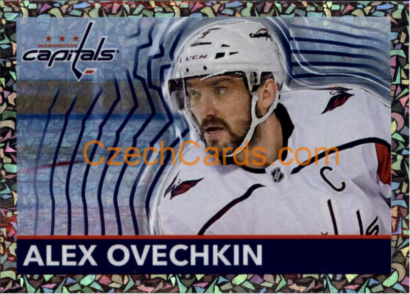 Alex Ovechkin 2022-23 Topps NHL sticker Ice Vibrations foil #580