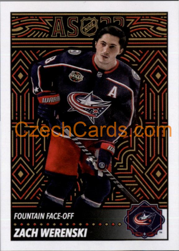 Zach Werenski 2022-23 Topps NHL sticker  All Star Weekend #584