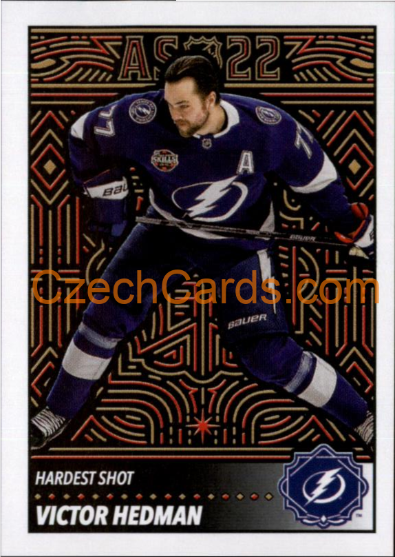 Victor Hedman 2022-23 Topps NHL sticker  All Star Weekend #585