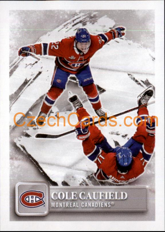 Cole Caufield 2022-23 Topps NHL sticker Celly Season #661