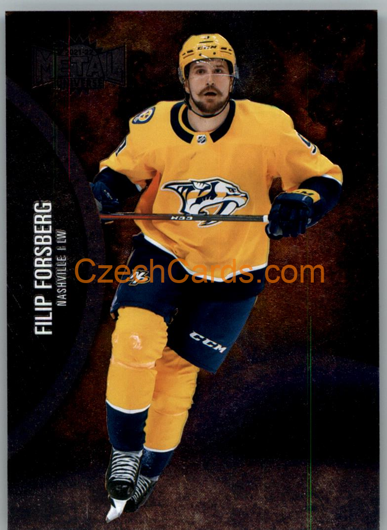 Filip Forsberg 2021-22 Skybox Metal Universe #81