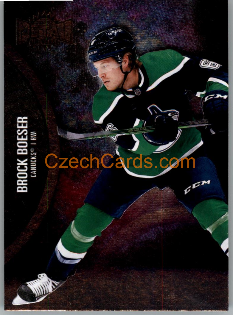 Brock Boeser 2021-22 Skybox Metal Universe #126 SP
