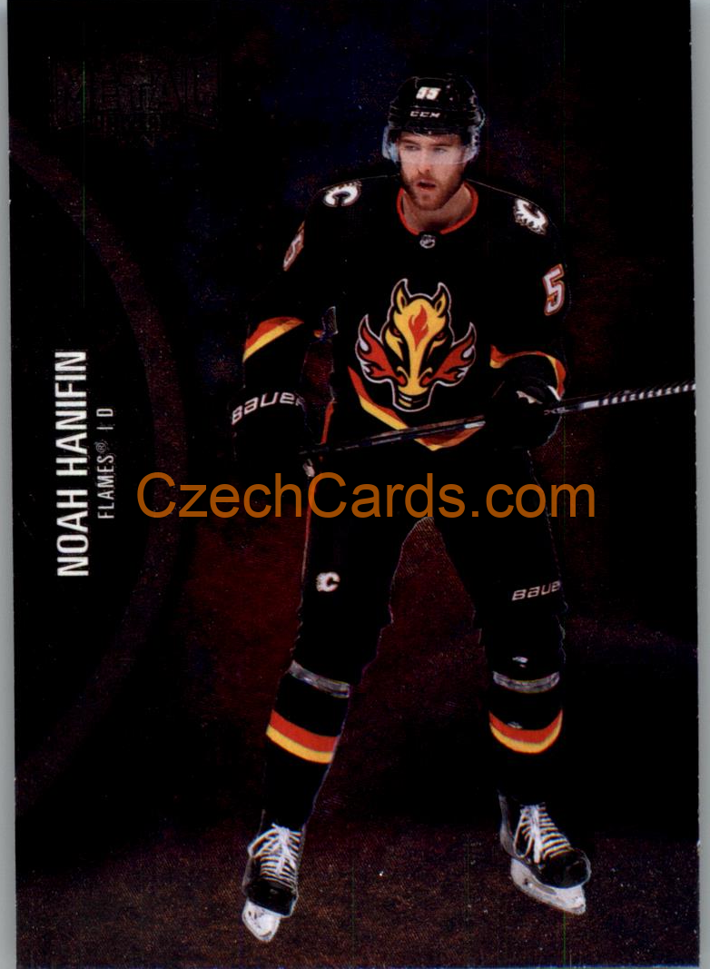 Noah Hanifin 2021-22 Skybox Metal Universe #141 SP