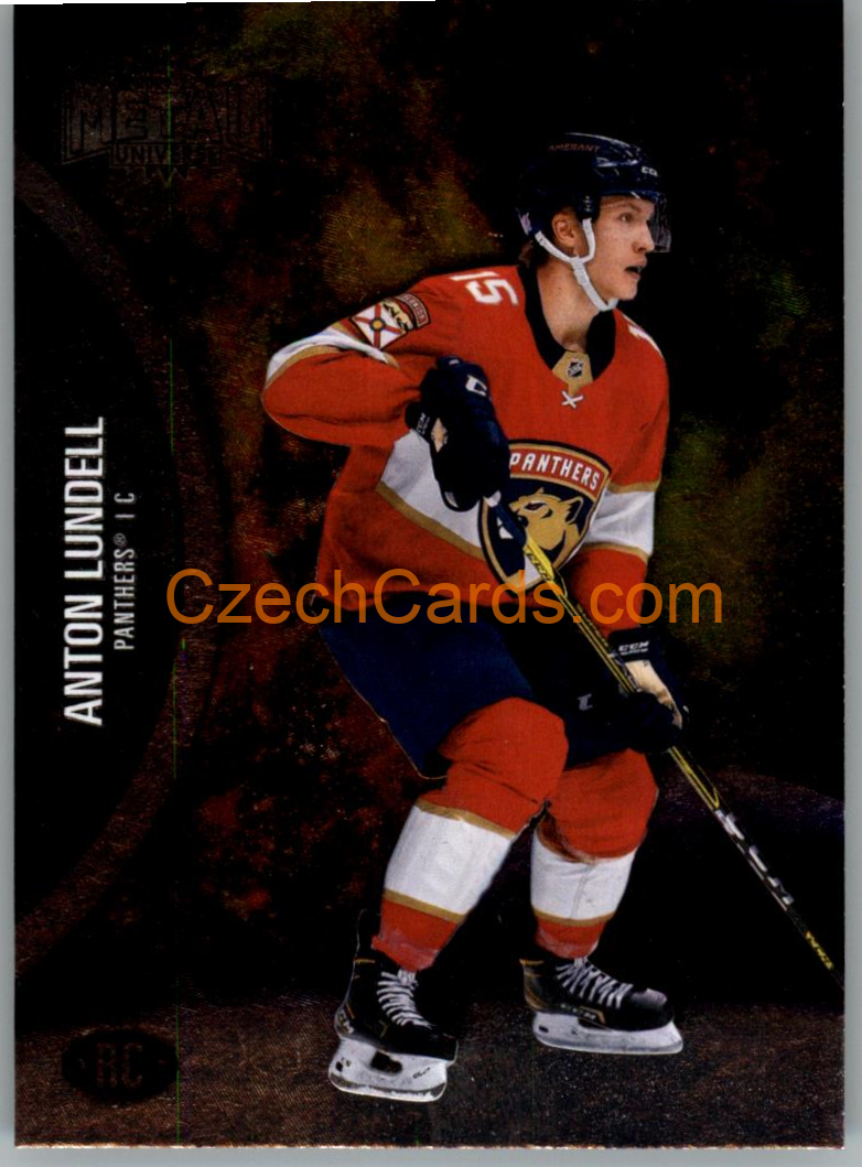 Anton Lundell 2021-22 Skybox Metal Universe #187 RC SP