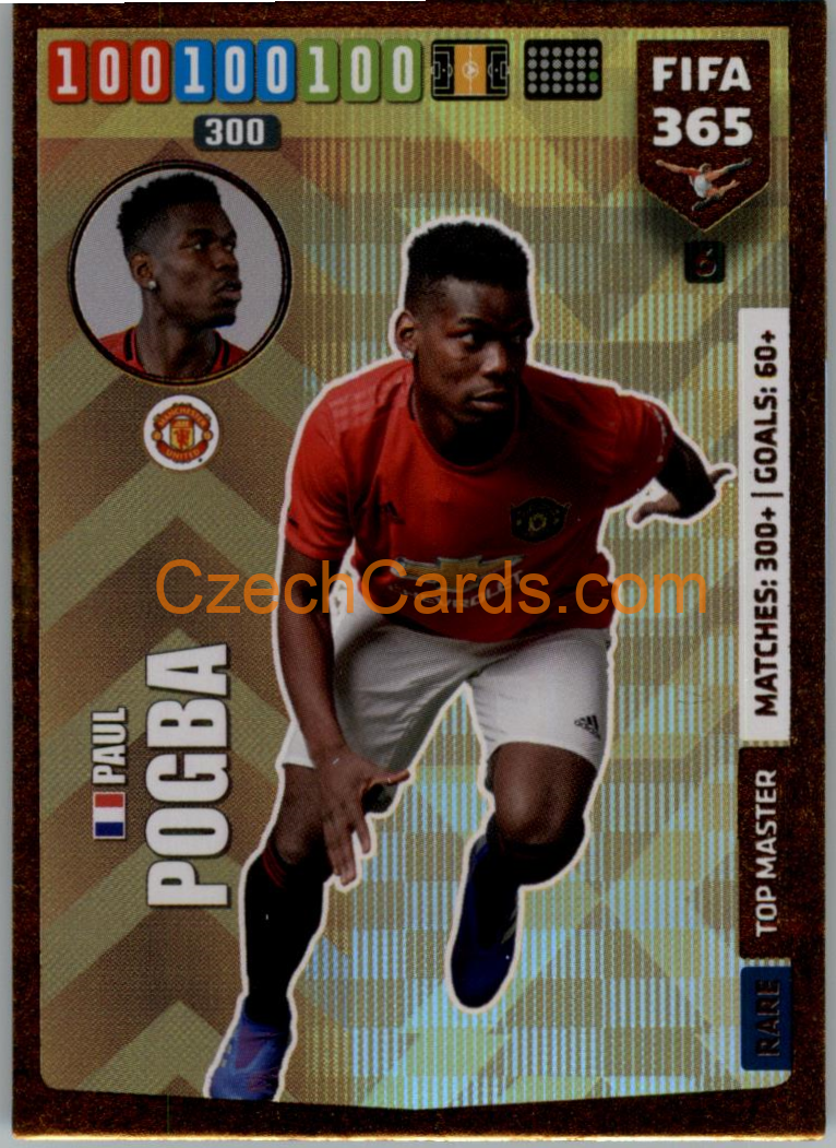 Paul Pogba 2020 Panini FIFA 365 Adrenalyn Top Master #6