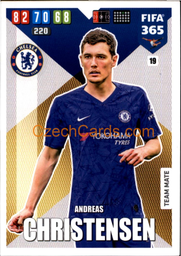 Andreas Christensen 2020 Panini FIFA 365 Adrenalyn #19