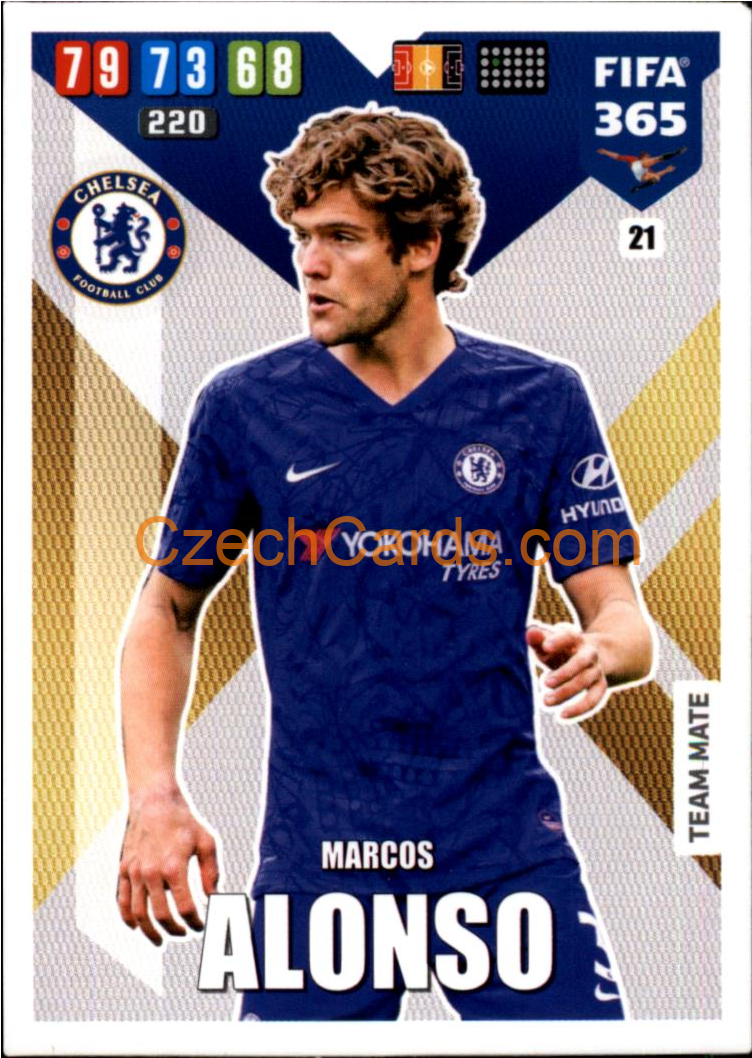 Marcos Alonso 2020 Panini FIFA 365 Adrenalyn #21