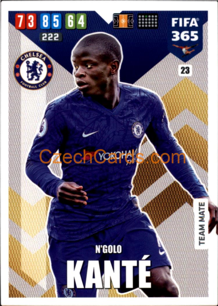 N'Golo Kante 2020 Panini FIFA 365 Adrenalyn #23