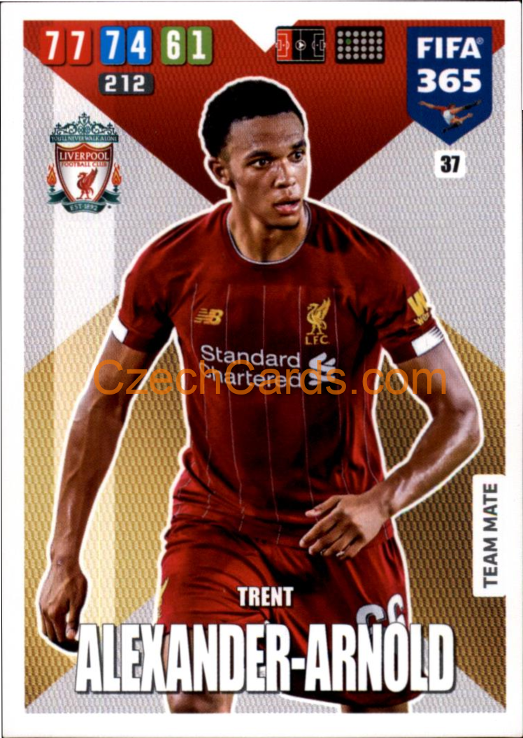 Trent Alexander-Arnold 2020 Panini FIFA 365 Adrenalyn #37
