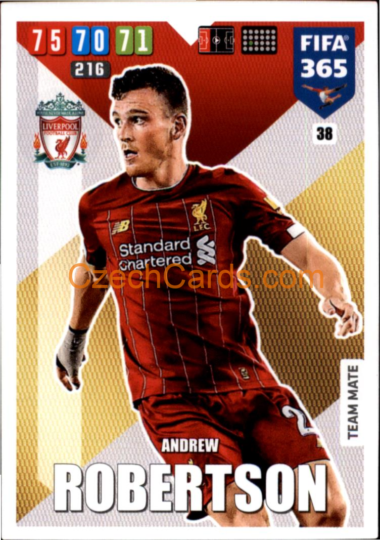 Andrew Robertson 2020 Panini FIFA 365 Adrenalyn #38