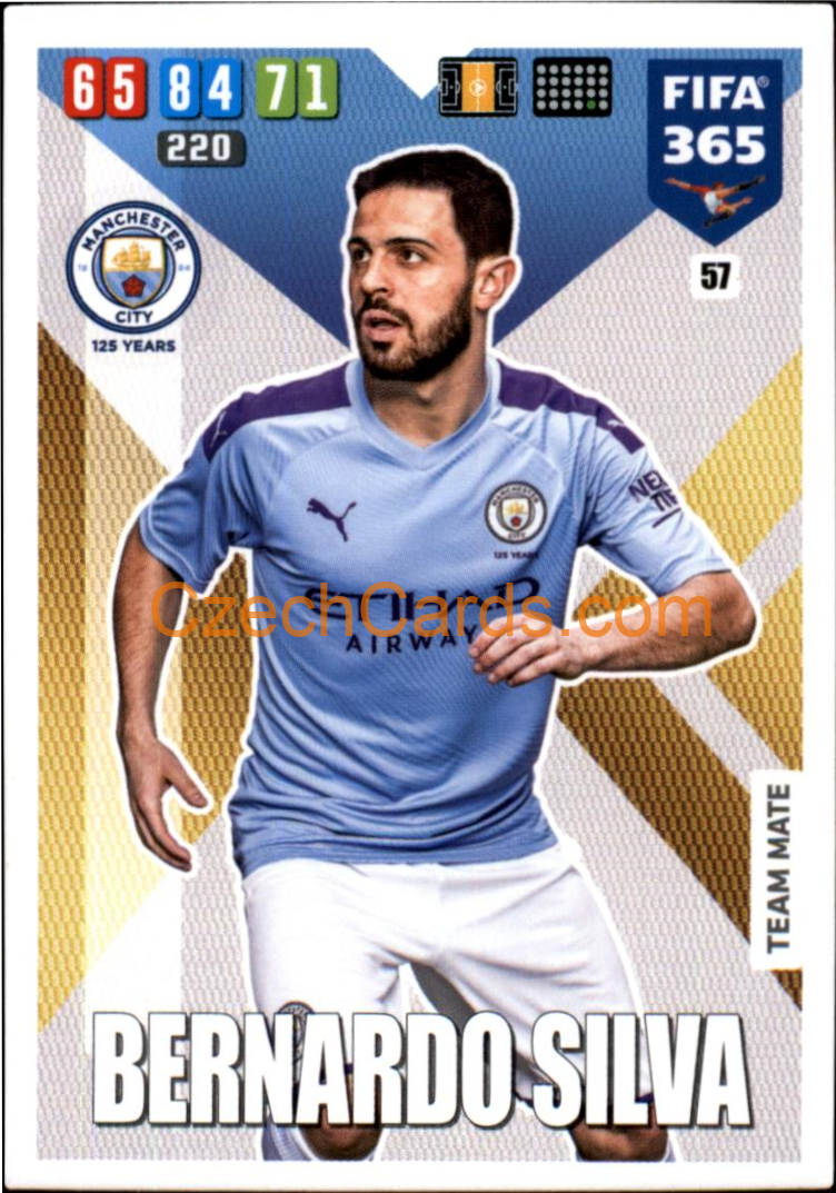 Bernardo Silva 2020 Panini FIFA 365 Adrenalyn #57