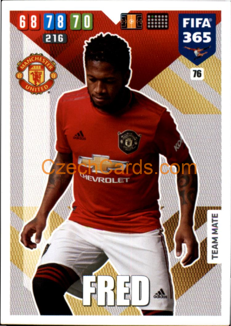 Fred 2020 Panini FIFA 365 Adrenalyn #76