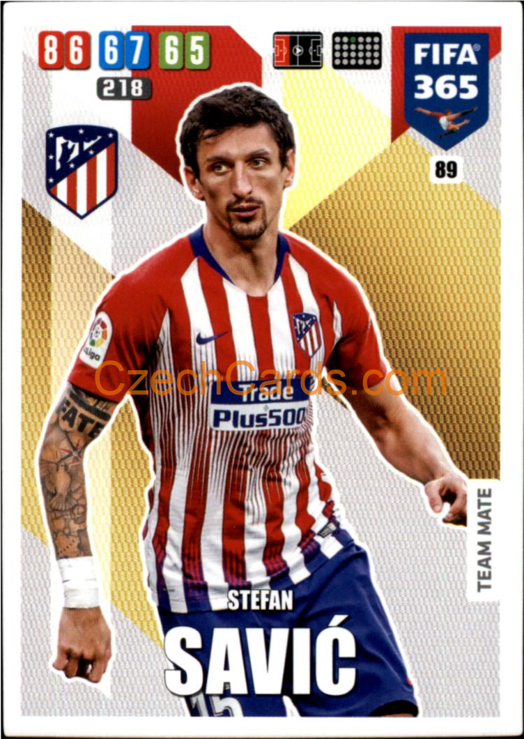 Stefan Savić 2020 Panini FIFA 365 Adrenalyn #89