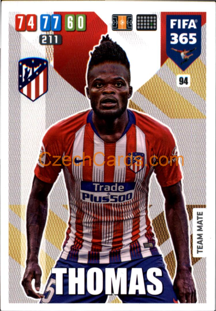 Thomas Partey 2020 Panini FIFA 365 Adrenalyn #94
