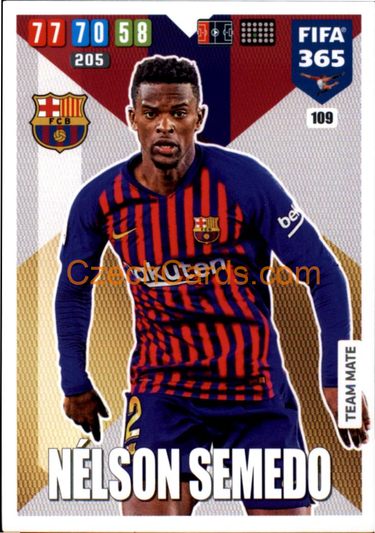 Nelson Semedo 2020 Panini FIFA 365 Adrenalyn #109