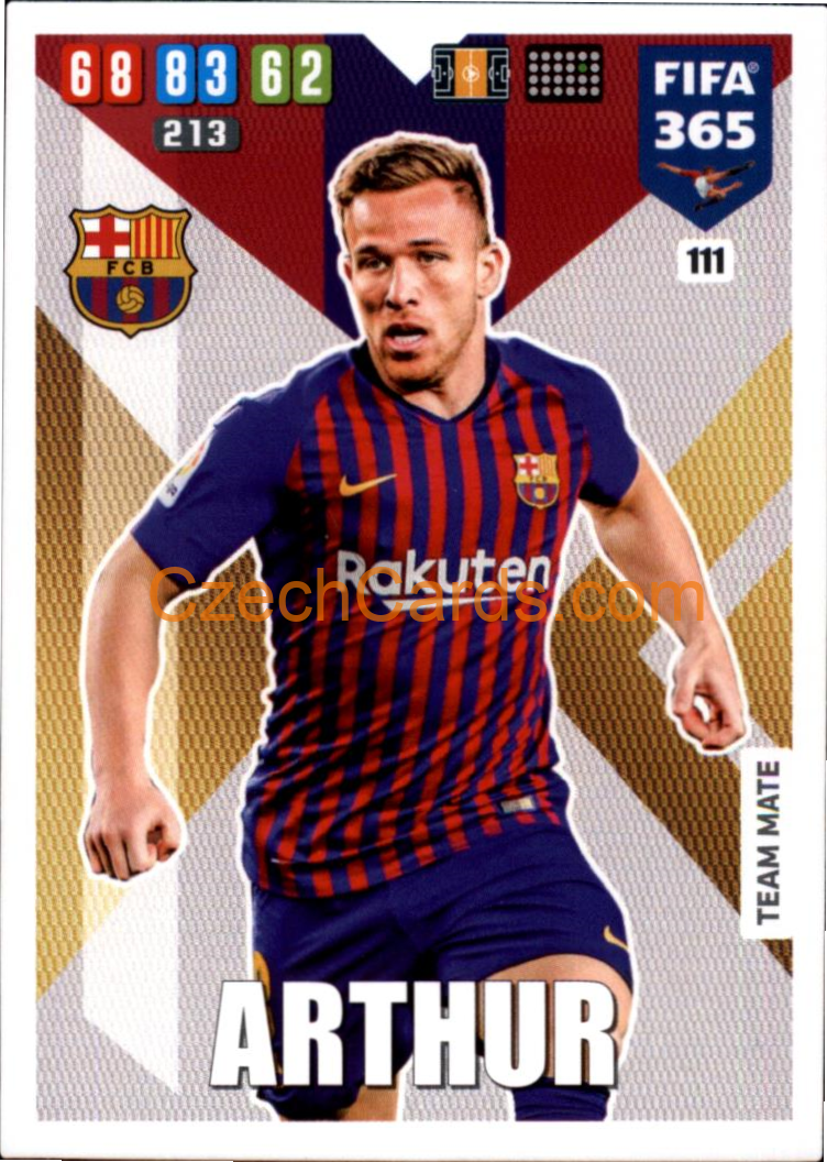 Arthur 2020 Panini FIFA 365 Adrenalyn #111