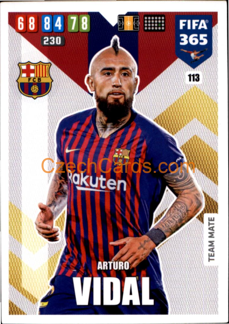 Arturo Vidal 2020 Panini FIFA 365 Adrenalyn #113