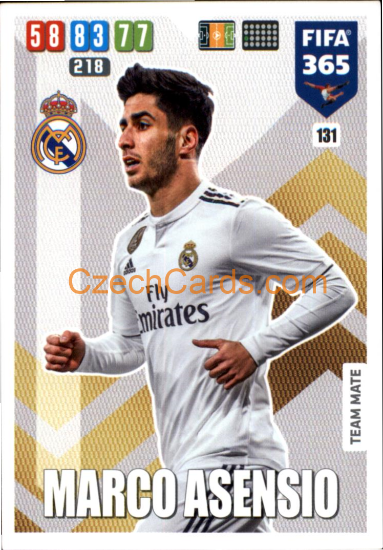 Marco Asensio 2020 Panini FIFA 365 Adrenalyn #131