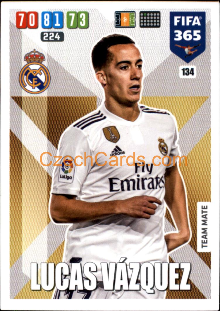 Lucas Vázquez 2020 Panini FIFA 365 Adrenalyn #134