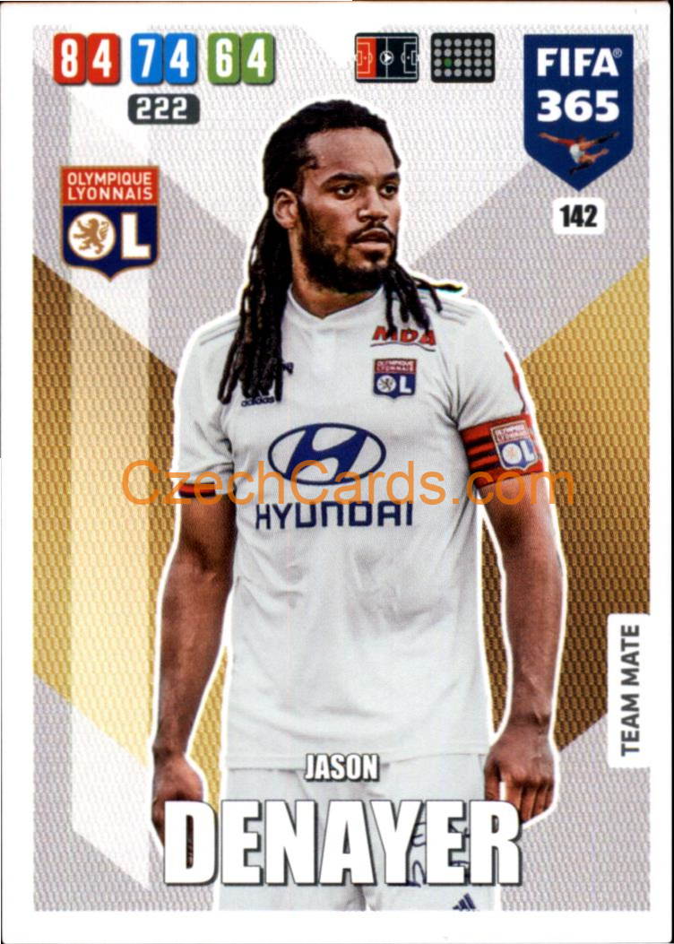 Jason Denayer 2020 Panini FIFA 365 Adrenalyn #142