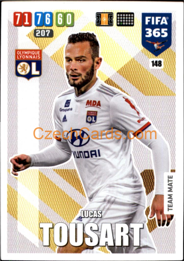Lucas Tousart 2020 Panini FIFA 365 Adrenalyn #148