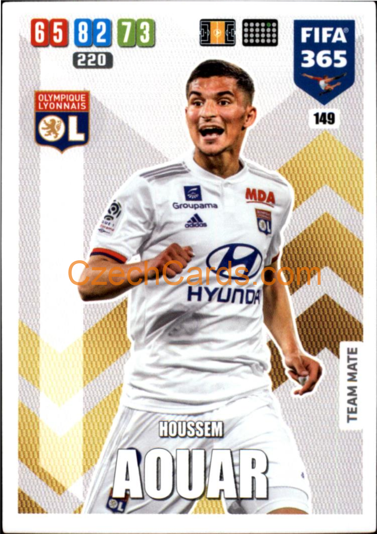 Houssem Aouar 2020 Panini FIFA 365 Adrenalyn #149