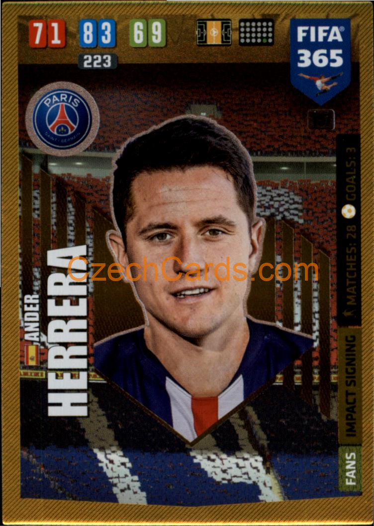 Ander Herrera 2020 Panini FIFA 365 Adrenalyn IMPACT #157