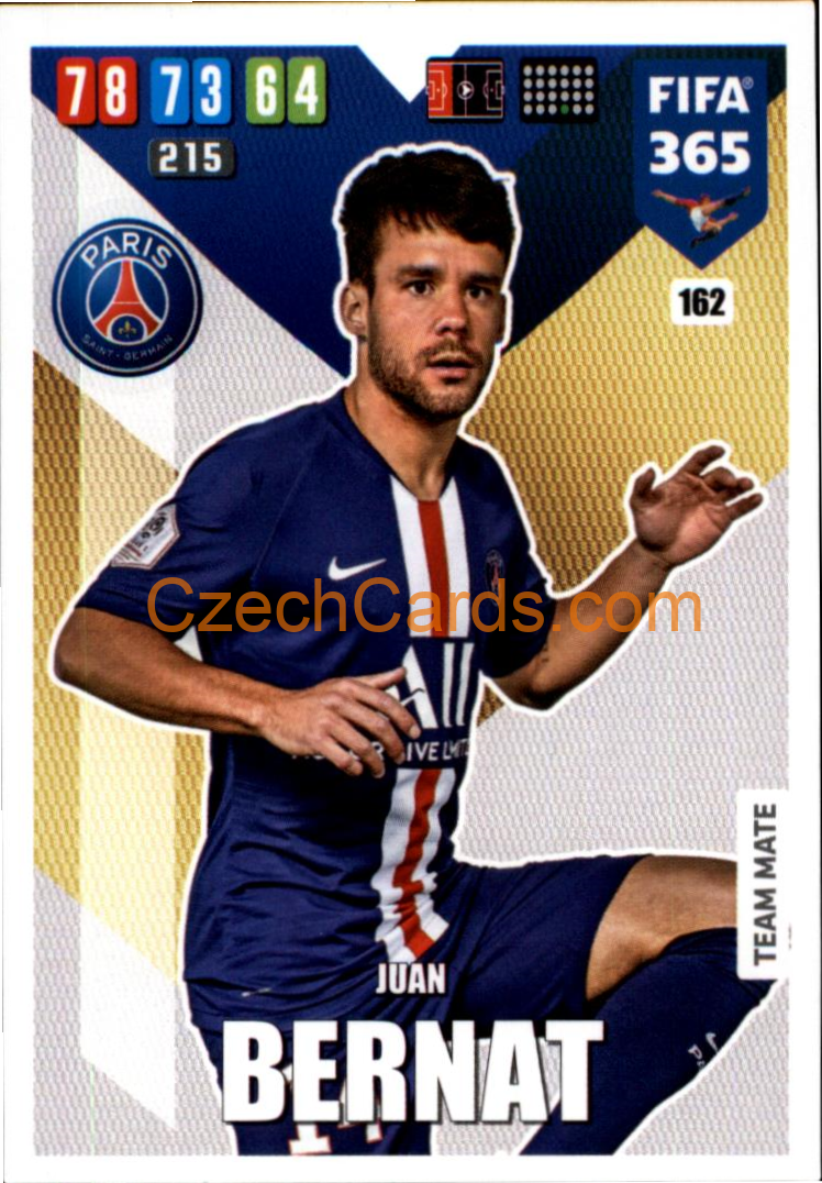 Juan Bernat 2020 Panini FIFA 365 Adrenalyn #162