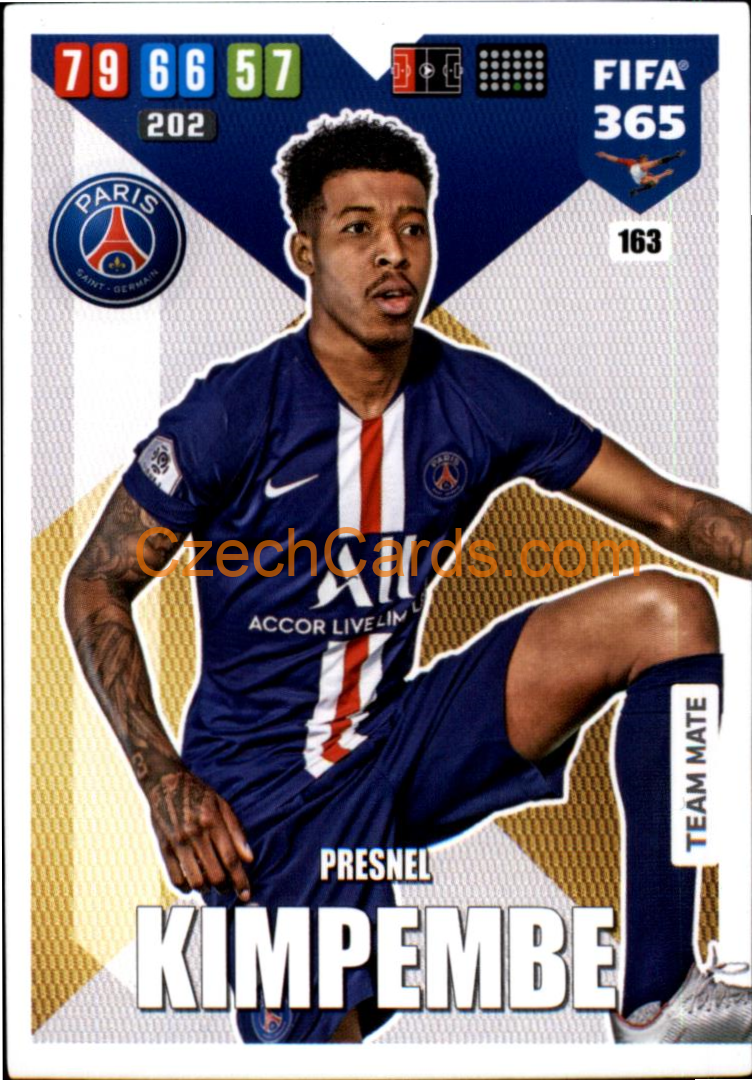 Presnel Kimpembe 2020 Panini FIFA 365 Adrenalyn #163
