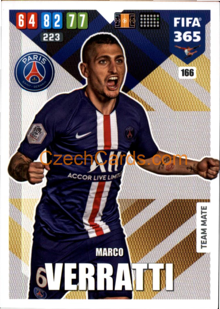 Marco Verratti 2020 Panini FIFA 365 Adrenalyn #166