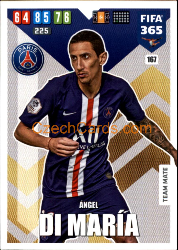 Ángel Di María 2020 Panini FIFA 365 Adrenalyn #167