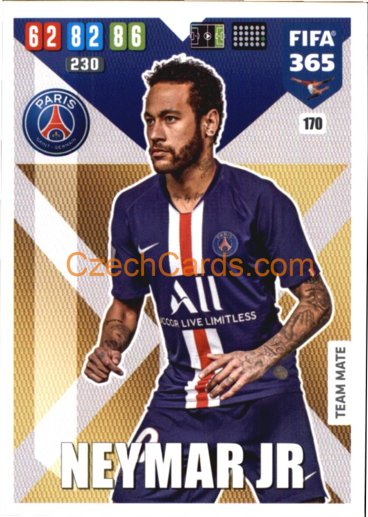 Neymar Jr 2020 Panini FIFA 365 Adrenalyn #170