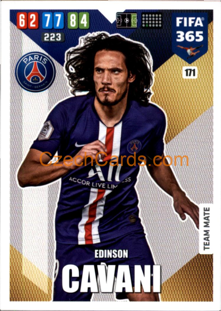 Edinson Cavani 2020 Panini FIFA 365 Adrenalyn #171