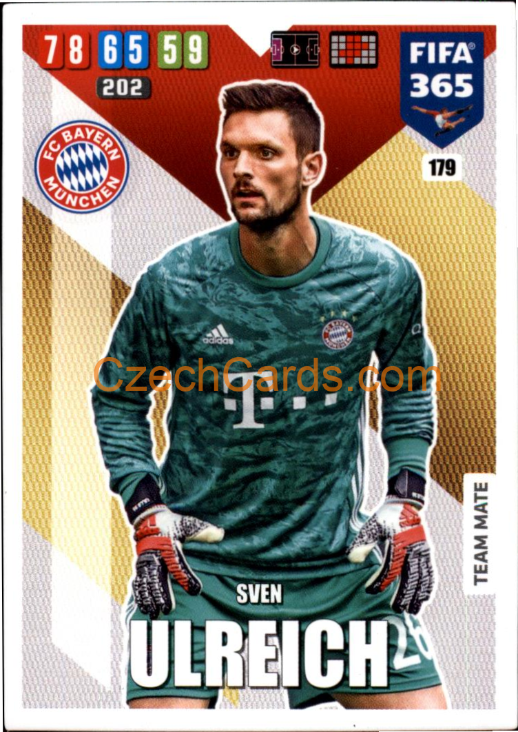 Sven Ulreich 2020 Panini FIFA 365 Adrenalyn #179