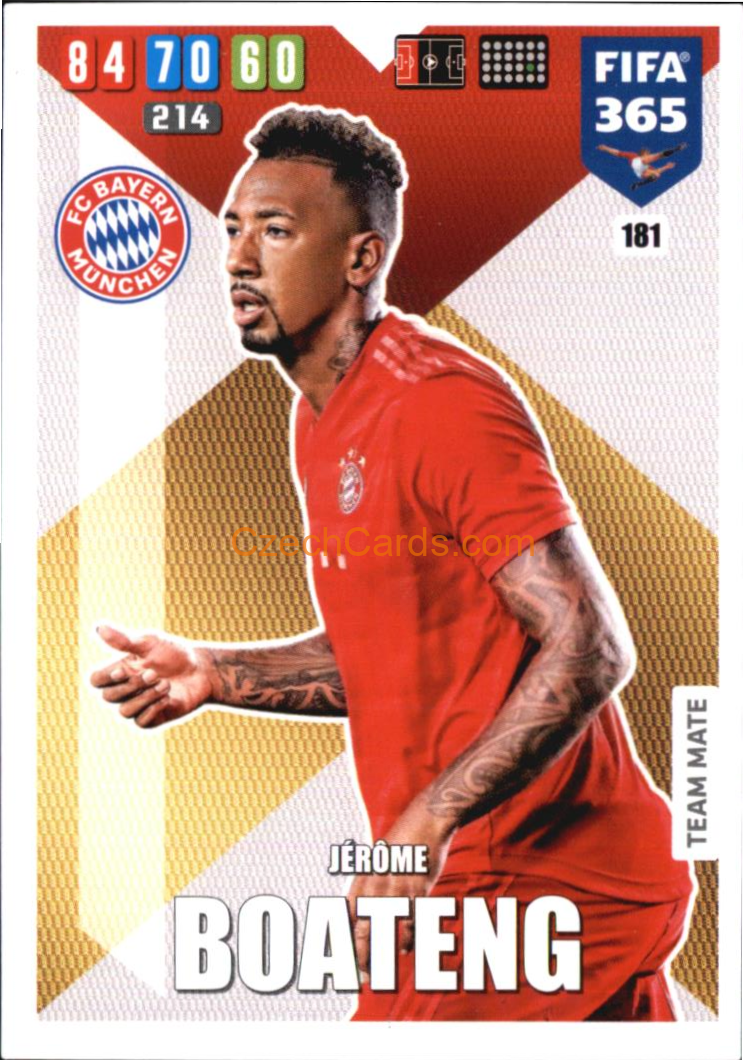 Jérôme Boateng 2020 Panini FIFA 365 Adrenalyn #181