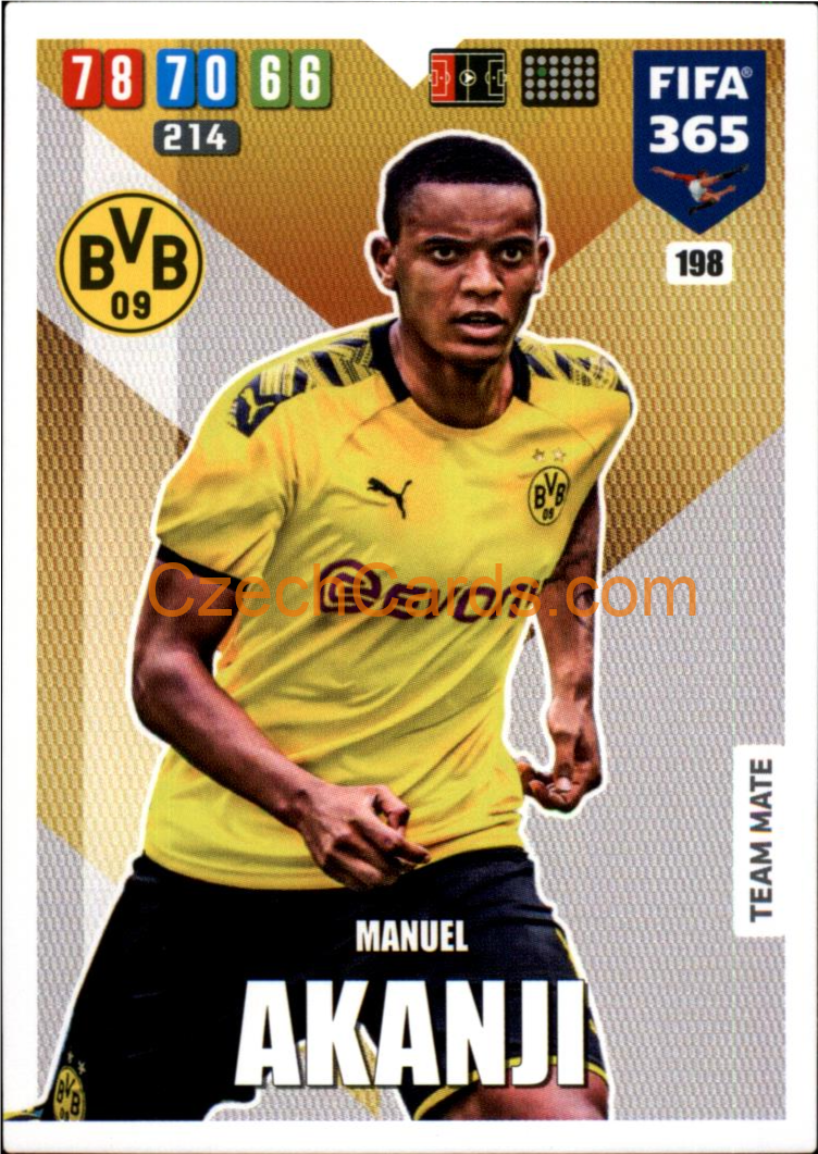 Manuel Akanji 2020 Panini FIFA 365 Adrenalyn #198