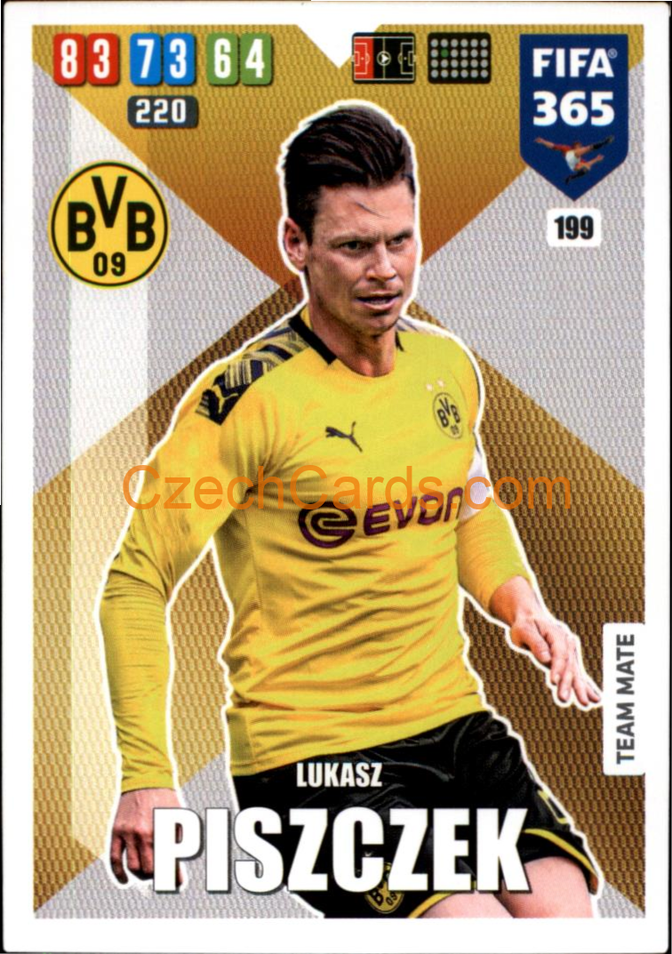 Łukasz Piszczek 2020 Panini FIFA 365 Adrenalyn #199