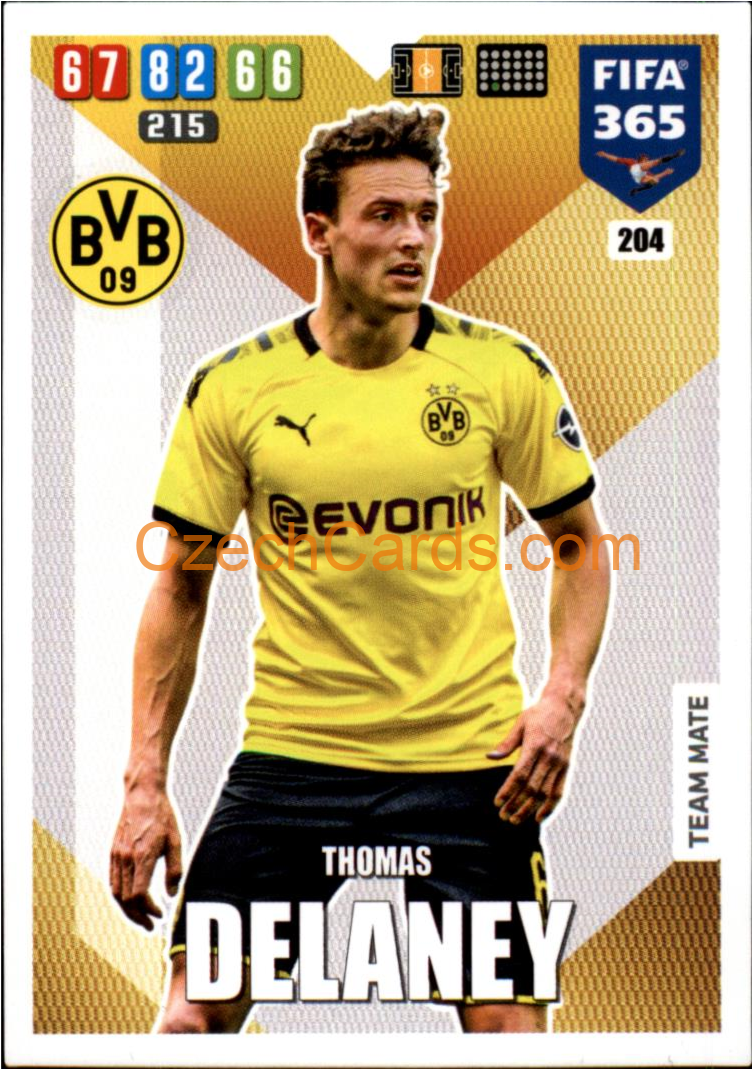 Thomas Delaney 2020 Panini FIFA 365 Adrenalyn #204