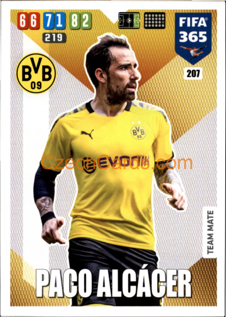 Paco Alcácer 2020 Panini FIFA 365 Adrenalyn #207