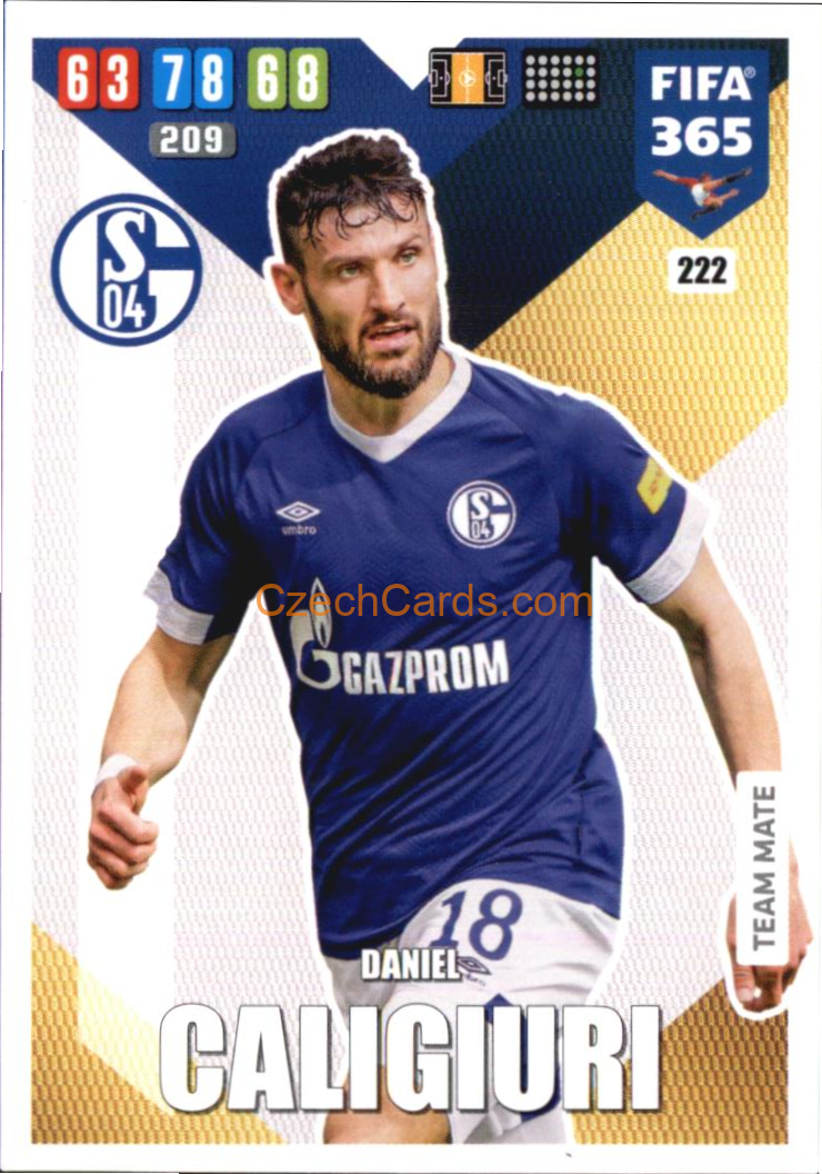 Daniel Caligiuri 2020 Panini FIFA 365 Adrenalyn #222