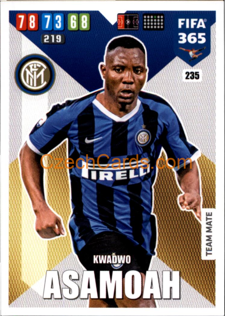 Kwadwo Asamoah 2020 Panini FIFA 365 Adrenalyn #235